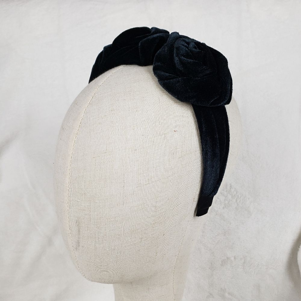 Velvet Rosette Headband
